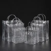 In-stock transparent PVC handbags, shopping gifts, hand-held souvenirs, wedding candies, milk tea, cosmetic plastic packaging bags details Picture